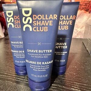 (3) Dollar Shave Club Shave Butter Translucent - 6 Fl. Oz
